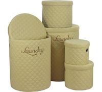 Autronic Set de 5 paniers à linge DT3007 BEI