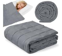 Autsel Couverture Lestée Adulte 155x220cm 7kg, Weighted Blanket, Gris
