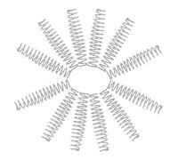 AUTSUPPL 12 Ressorts de Sécateur à Main en Acier Inoxydable Argentés, Anti-Rouille et Portables, pour Élagueuse et Cisaille de Jardinage, Pack de 12 Pièces