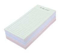 AUTSUPPL Bloc-notes Autocollants Macaron 10pcs 50 Pages en Papier, Adhésif Fort et Réutilisable pour Tâches Quotidiennes et Divers Projets