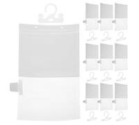 AUTSUPPL Crochets Plastiques Paquet Déshumidificateurs Suspendus Réutilisables Blancs, Absorbeurs D'humidité pour Vêtements et Objets Placards et Dortoirs