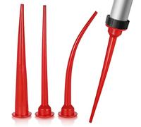 AUTSUPPL Ensemble De 3 Embouts De Calfeutrage Pour Cartouche Silicone Buse D'Extension Pour Mastic Buse Fine Longue Et Épaisse Pour Finitions De Joint Et Application Précise