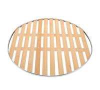 AUTSUPPL Grille de Fontaine Carrée en Acier Inoxydable et Bambou | Support Stable pour Bassin, Débit Optimisé et Pression Dispersée, Usage Intérieur, Table, Éléments Décoratifs