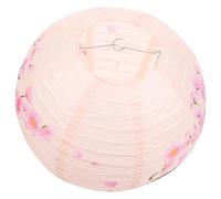 AUTSUPPL Lanterne en Papier Pliable Japonaise 35Cm Rose Décoration Suspendue pour Mariage Fête Nouvel an Chinois Maison Restaurant Rangement Aisé