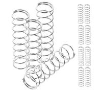 AUTSUPPL Lot de 20pcs Ressort Secateur en Métal Argenté, Ressorts de Compression Faciles à Remplacer pour Pièces de Sécateur en Jardinage