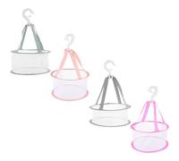AUTSUPPL Panier de Séchage en Tissu 4 Pièces pour Houppette à Maquillage et Éponges de Beauté, Protection des Poils et Aération, pour Salle de Bain et Buanderie