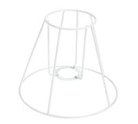 AUTSUPPL Petit Abat Jour en Armature Métallique Lisse et Finition Polie, Support D'abat-jour Pratique pour Lampe de Plafond et Lampe de Table à Usage Intérieur