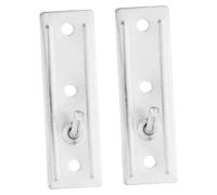 AUTSUPPL Support Mural 1 Set en Fer Argenté pour Chauffe-eau Électrique Plaque de Fixation Robuste Kit de Montage pour Installation sur Mur Creux