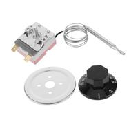 AUTSUPPL Thermostat pour Radiateur Électrique Bouton Réglable 30-110°c, Contrôleur de Température Précis, Commande de Remplacement pour Chauffage D’appoint Mural