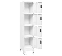 ""Autumn Mega Sale""Armoire à casiers moderne - Vidaxl - Classeur de rangement - Blanc 38x45x180 cm Acier FR25148507874