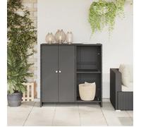 ""Autumn Mega Sale""Armoire de Bureau - [1 pc] - Vidaxl - Cabinet de rangement - avec étagère Noir 100x36x102 cm Rotin FR30767181135