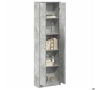 ""Autumn Mega Sale""Armoire DE chambre - Vidaxl - Armoire penderie - grande espace - Gris béton 55x25x189 cm Bois d'ingénierie FR22841