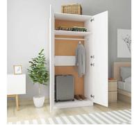 ""Autumn Mega Sale""Garde-robe - Vidaxl - Armoire penderie - grande espace - Blanc 90x52x200 cm Bois d’ingénierie FR93479759758
