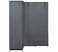 ""Autumn Mega Sale""Garde-robe - Vidaxl - Armoire penderie - grande espace - d'angle Gris 130x87x169 cm FR48148243571