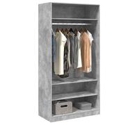 ""Autumn Mega Sale""Garde-robe - Vidaxl - Armoire penderie - grande espace - Gris cement 100x50x200 cm Aggloméré FR40400974995
