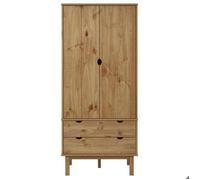 ""Autumn Mega Sale""Garde-robe - Vidaxl - Armoire penderie - grande espace - OTTA 76,5x53x172 cm Bois massif de pin FR34772533240