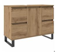 ""Autumn sale""Meuble pour Vasque à Poser/Meuble WC - Armoire de lavabo de salle de bain chêne artisanal 65x33x60 cm 2025513132