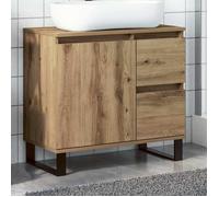 ""Autumn sale""Meuble pour Vasque à Poser/Meuble WC - Armoire de lavabo de salle de bain chêne artisanal 65x33x60 cm 2025328070