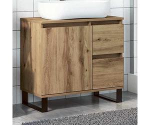 ""Autumn sale""Meuble pour Vasque à Poser/Meuble WC - Armoire de lavabo de salle de bain chêne artisanal 65x33x60 cm 2025328070