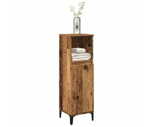 ""Autumn sale""Support/Meuble WC - Grand espace, vieux bois 30x30x100cm,bois ingénierie 2025338022