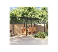 vidaXL Store Anthracite 4x3 m 180 g/m² tissu et acier