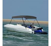 vidaXL Bimini 2-arcs – clip en acier inoxydable, auvent solaire Anthracite 180x150x110 cm
