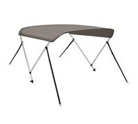 vidaXL 2-Bow Bimini Top Gris 150x120x110 cm