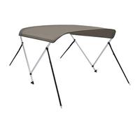 vidaXL 2-Bow Bimini Top Gris 180x150x110 cm