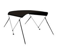 vidaXL Auvent bimini à 2 arceaux noir 150x120x110 cm