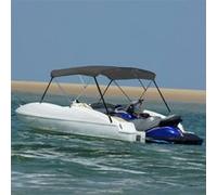 Auvent Bimini - VIDAXL - Multicolore - 3 Arceaux - Résistant aux UV - Réglable 170-182 cm