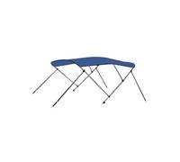 Auvent bimini à 3 arceaux Bleu 183x196x137 cm