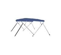 Auvent bimini à 4 arceaux Bleu 243x180x137 cm