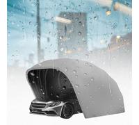 Auvent d'auto pliable d'extérieur en acier inoxydable, coupe-vent, tente de voiture, garage avec bâche toutes saisons pour camions et bateaux, 5,5 x 2,5 x 2,3 m