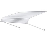 Auvent de fenêtre et de porte 60 x 42 en alliage d'aluminium Auvents de porte d'entrée