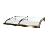 Auvent De Fenêtre Extérieur, Connecteur en Alliage D'aluminium, Auvent De | Panneau Épais Et Silencieux De 4 Mm,Facile À Installer,Forte Capacité De Charge,For Porche,Patio(60x240cm/24x95in)