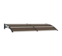 Auvent de jardin 240 x 100 cm - Noir - Pour terrasse, balcon - Auvent de terrasse - Auvent d'entrée - Noir - 240 x 100 cm