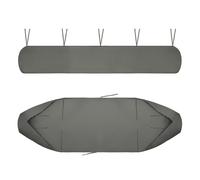 Auvent de Jardin, Housse Store Banne d'extérieur 420D Oxford Bâche 2M-8M étanche abri Solaire Anti-poussière UV Contre la Neige et la Pluie Hiver Protection, Canopy Shelter Terrasse Cour (Gris, 4M)