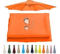 Auvent De Parasol Rechange 2-3,5 M 6/8 Nervures UPF 50+ Housse | Ajustement Universel For Les Cadres De 200 À 350 Cm
