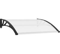 Auvent de porte de style élégant 120×100 cm PC - Stores Hommie2214640 1parcel