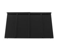 Auvent de Porte - DUOKU - 112 5x61 cm - Métal - Cadre Acier - Protection Pluie