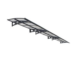 Auvent de porte en aluminium Herald 6,6 m Palram - Canopia anthracite