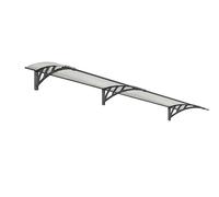 Auvent de porte moderne Neo 2,7 m Palram - Canopia anthracite