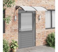 Auvent de porte noir transparent 300x75 cm vidaXL vidaXL