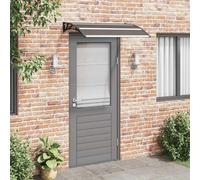 Auvent de porte noir transparent 300x75 cm vidaXL vidaXL