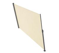 Auvent De Protection D'écran De Confidentialité, Auvent Latéral Rétractable | Séparateur Enroulable,Pare-soleil Manuel Coupe-vent,Adapté À La Cour,Aux Toits-terrasses Et Aux(Beige,1.8x3m/6x10ft)