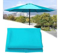Auvent de Remplacement de Parapluie Rond 300cm/9,8 Pieds, Couverture d'ombrage de Patio Multicolore à 8 Nervures(Lake Blue)