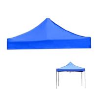 Auvent de Remplacement en Tissu Oxford, 3 x 3 mètres, carré Bleu, Tissu Oxford 420D Pliable, résistant à la Pluie, Pare-Soleil pour activités de Plein air