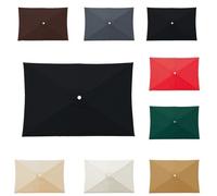 Auvent De Remplacement Pour Parasols De Terrasse 2x2/2.5x2.5/2.7x2.7/3x3m | Housse De Parapluie De Remplacement Extérieur, Toile de Parasol Rectangulaire, Rectangle Toile de Rechange pour Déporté