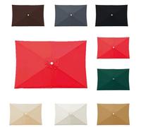 Auvent De Remplacement Pour Parasols De Terrasse 2x2/2.5x2.5/2.7x2.7/3x3m | Housse De Parapluie De Remplacement Extérieur, Toile de Parasol Rectangulaire, Rectangle Toile de Rechange pour Déporté