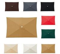 Auvent De Remplacement Pour Parasols De Terrasse 2x2/2.5x2.5/2.7x2.7/3x3m | Housse De Parapluie De Remplacement Extérieur, Toile de Parasol Rectangulaire, Rectangle Toile de Rechange pour Déporté